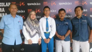 Siswa SMPM 12 GKB Ini Tidak Gentar meski Lawannya di OSN adalah Siswa SMA