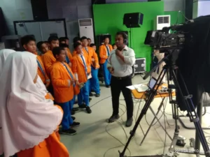 Kunjungi Studio Televisi, Siswa ICP Spemdalas Pelajari Ilmu Broadcasting