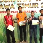 Sempat Sakit sebelum Bertanding, Siswa SMPM 1 Gresik Ini Juarai Kejurprov Wushu