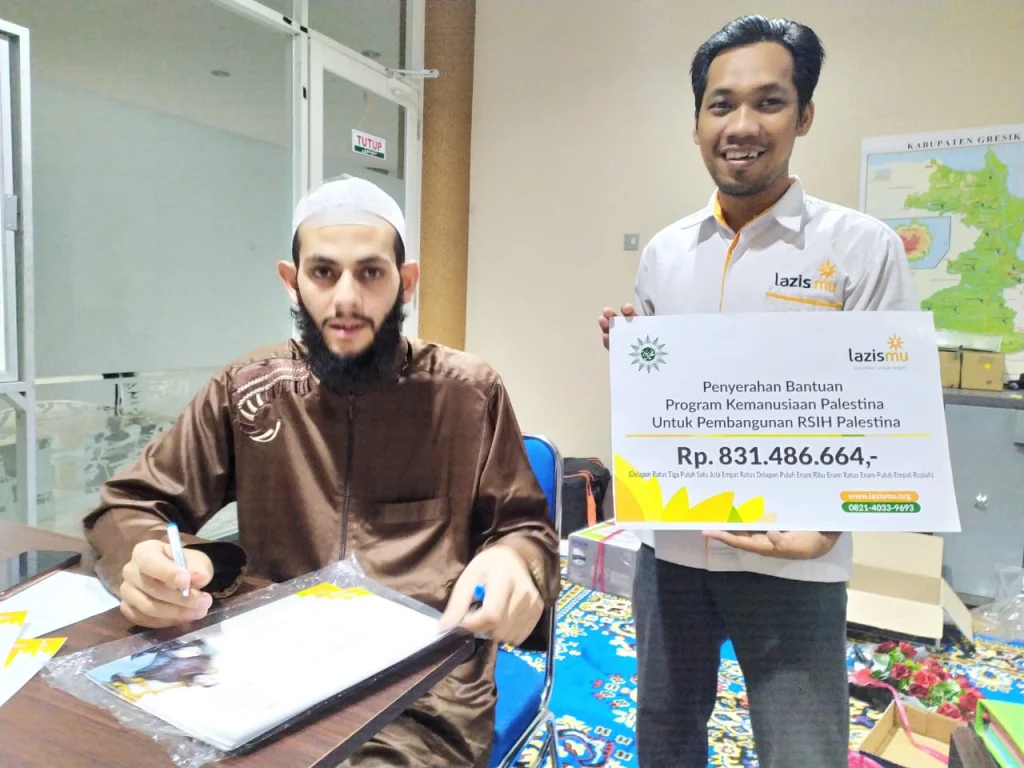 Dari Rp 1,6 M Donasi untuk Palestina, Lazismu Gresik Galang 51 Persennya, Tak Lepas dari Peran Mahasiswa Ini