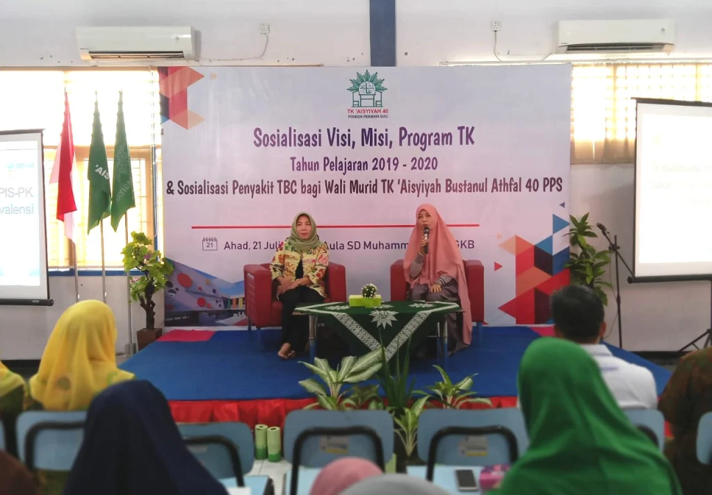 Sekali Sosialisasi Dua Materi Terlampaui, saat TK Aisyiyah 40 PPS Kumpulkan Wali Siswa