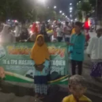 Warga Muhammadiyah-NU Krembangan Kompak Takbiran Keliling