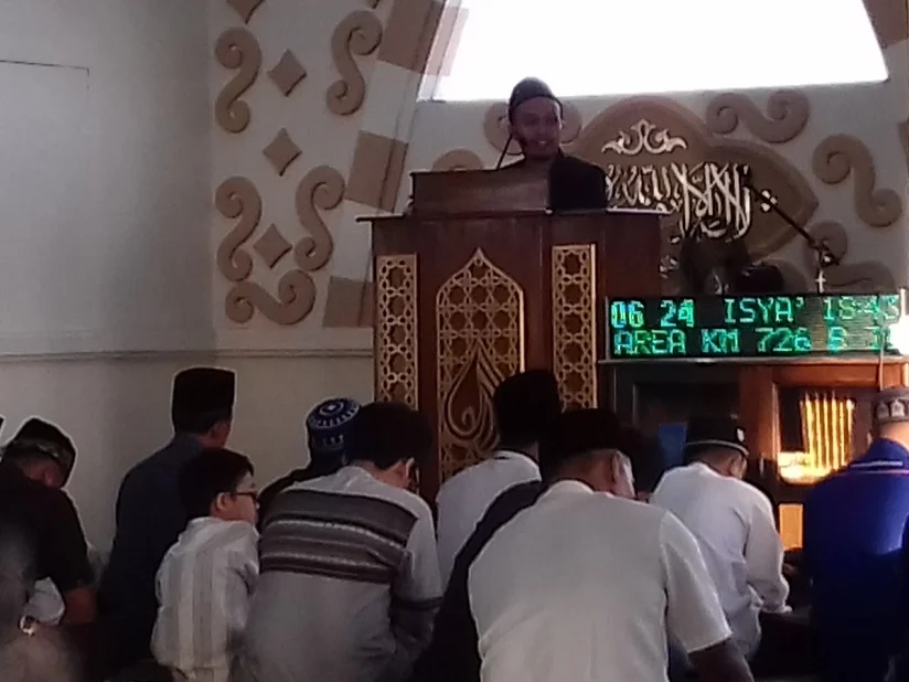 Di Masjid Rest Area Tol Sumo,  Keteguhan Hajar saat ‘Diasingkan” Nabi Ibrahim Itu Dikisahkan