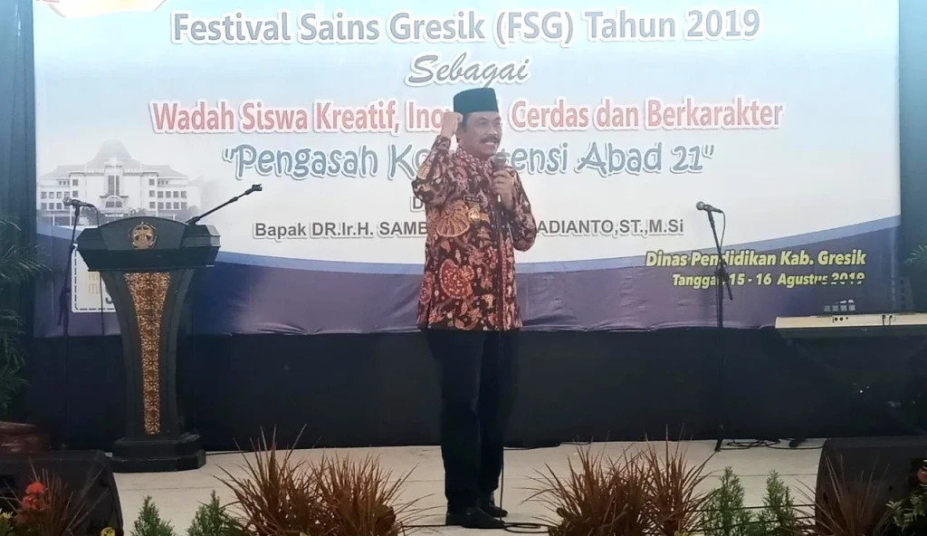 Buka Festival Sains Gresik 2019, Wabup: Agar Anak-Anak Kelak Tak Hanya Jadi Konsumen Produk Bangsa Asing