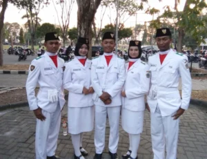 Inilah Lima Siswa Smamsatu Anggota Paskibra Kabupaten Gresik 2019