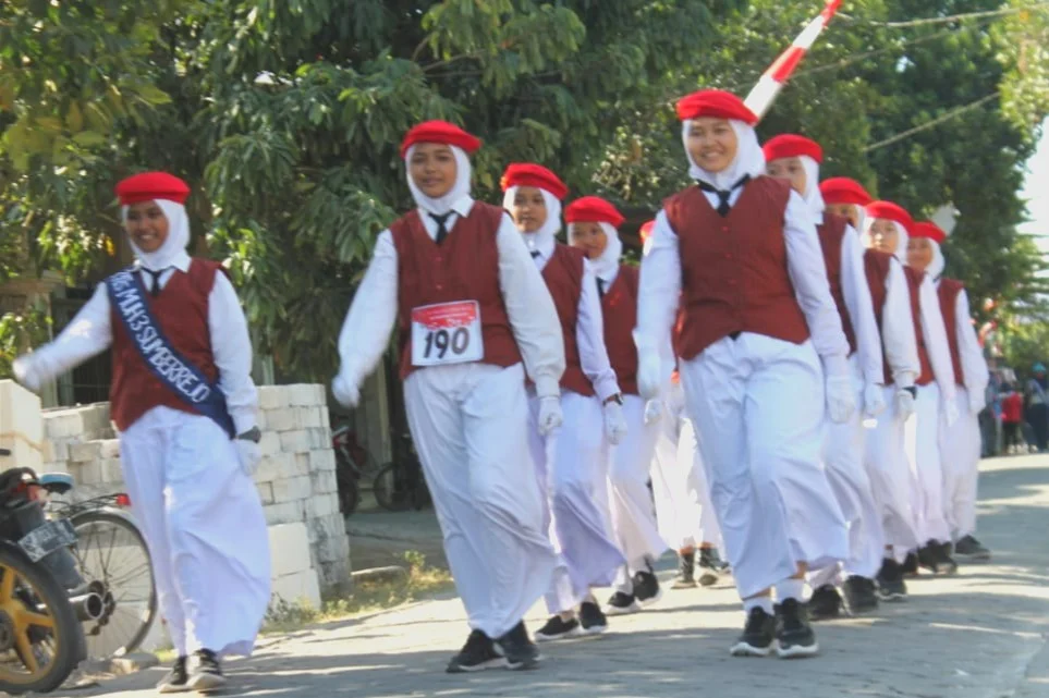 MTs Muga Sumberrejo Raih Juara I dan II Gerak Jalan Kemerdekaan