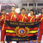 Enam Emas Digondol Tim Tapak Suci Laren dan SMA Muga Parengan dari Kejuaraan Pencak Silat Internasional Ini