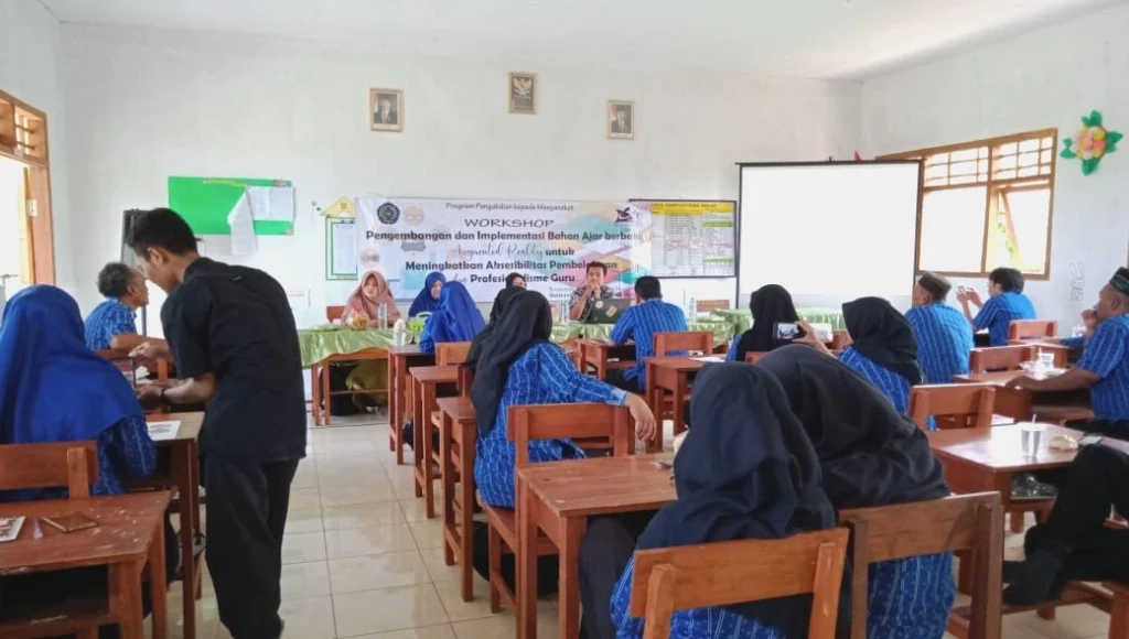 Guru-Guru Muhammadiyah Daun Ikuti Workshop Pengembangan Bahan Ajar Berbasis Augmented Reality