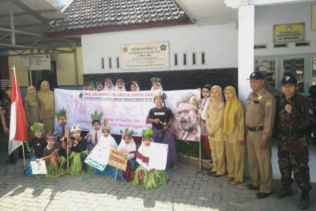 Solidaritas untuk Papua Damai, SD Muwr1 Datangi Instansi Pemerintah Ajak Tandatangani Petisi