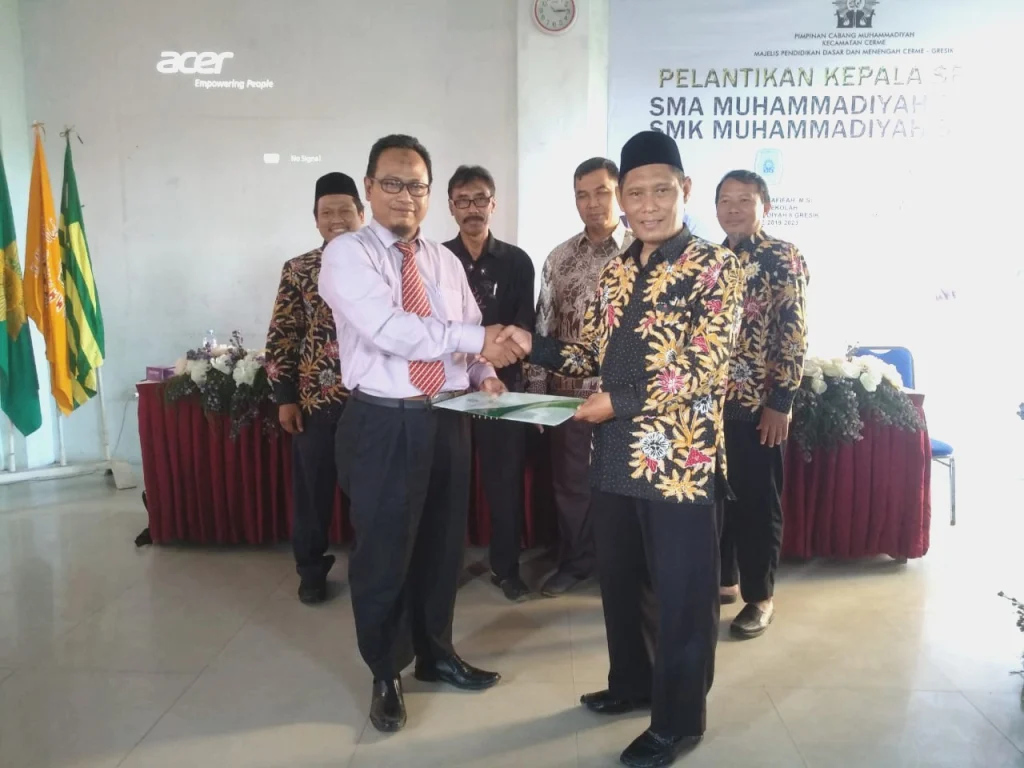 Kepala SMAM 8 dan SMKM 3 Gresik Dilantik, Ini Pesan Pimpinan pada Keduanya