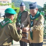 Kejutan Din Syamsuddin untuk Kakek-Cucu Ini di Apel Kepanduan HW PMI Dea Malela