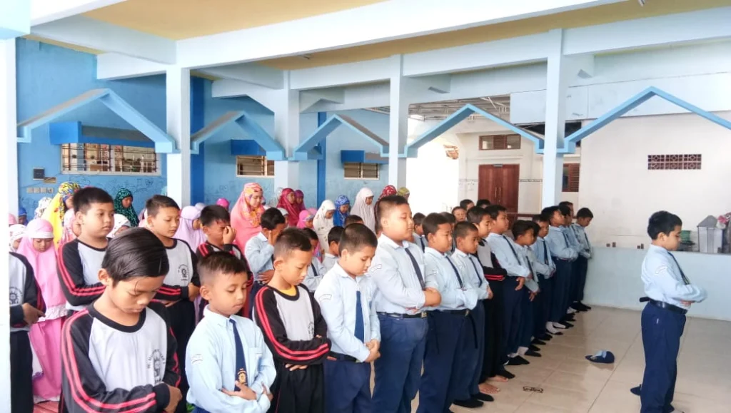 Begini Pemandangan tiap Pagi di Mimsagum agar Hati dan Pikiran Siswa Tenang Ikuti Pelajaran