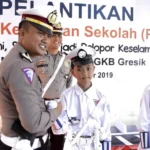Dilantik Satlantas Polres Gresik, PKS SD Mugeb Siap Jadi Pelopor Keselamatan Berlalu-Lintas