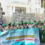 Siswa SD Muri Kunjungi Museum Sunan Giri, Ini Pelajaran yang Didapat