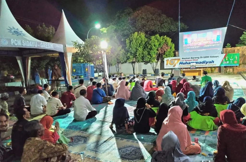 Ingin Rasakan Kemeriahan Perayaan Milad Muhammadiyah di Yogyakarta, AMM Sidayu Gelar Nobar