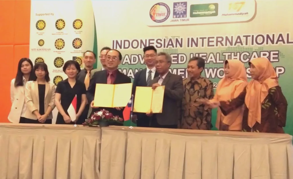 MPKU PWM Jatim-Taiwan International Healthcare Training Center Teken MoU