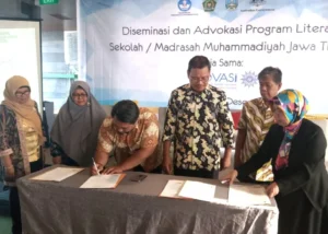 Majelis Dikdasmen dan Universitas Muhammadiyah Se-Jatim Teken MoU Program Literasi