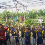 Serunya MI Mudipat Brangsi Outbound di Kampung Inspirasi Lamongan