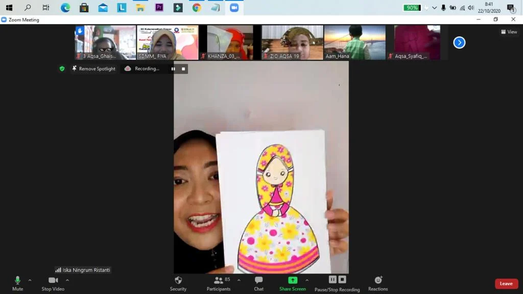 Magic Card, Kreasi Batik ala Siswa SDMM