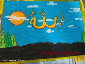 Belajar Kaligrafi: Menanamkan Tauhid sejak Dini
