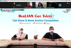 Siswa Berlian School Belajar Jadi Penyiar TV