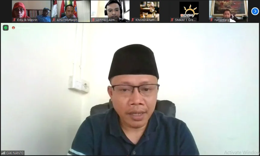 Cak Nanto ke Siswa Smamsatu: Nikmati Proses!