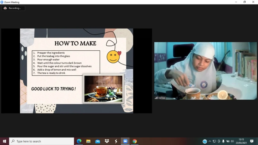 Chef Cilik di Ujian Praktik English SDMM