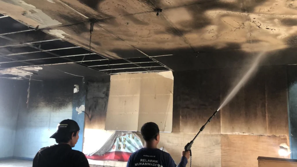 Gedung PDM Kabupaten Pasuruan Terbakar, Ini Penyebabnya