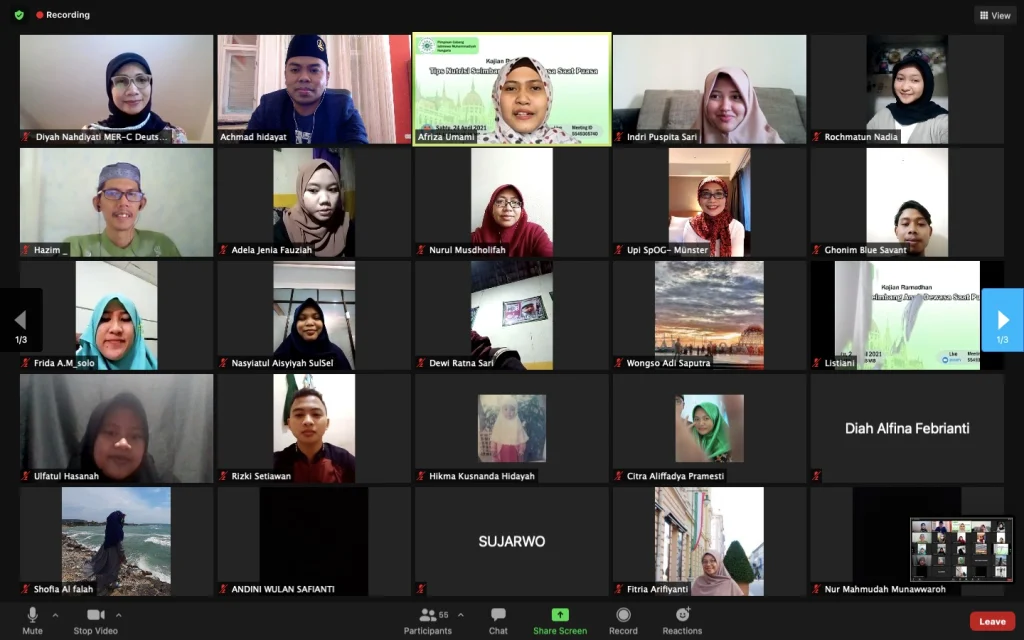 PCIM Hongaria Kaji Gizi Seimbang untuk Puasa Sehat