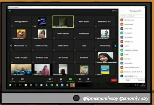 Halalbihalal Virtual Smamiv Bagi-Bagi THR