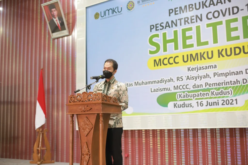 Bupati Kudus Resmikan Pesantren Covid-19