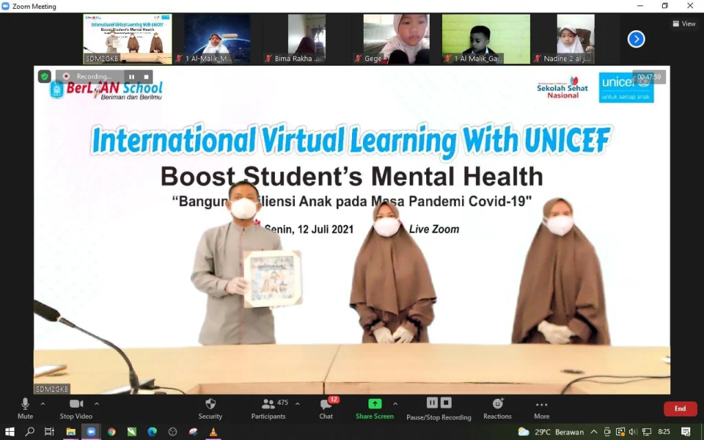 Ikwam Berlian School Launching Gerakan 1000 Masker