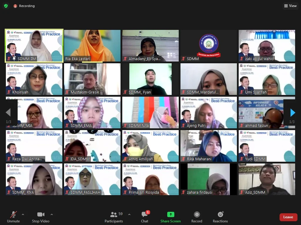 SDMM Undang Sekolah Partner Ikuti Workshop Penulisan Best Practice