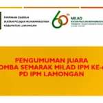 Inilah Juara Semarak Milad Ke-60 PD IPM Lamongan