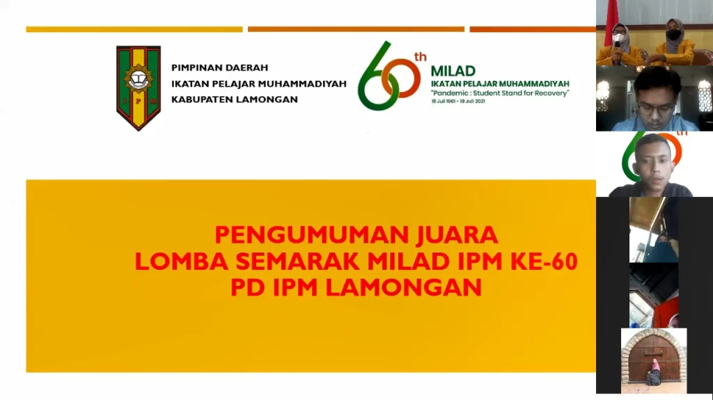 Inilah Juara Semarak Milad Ke-60 PD IPM Lamongan