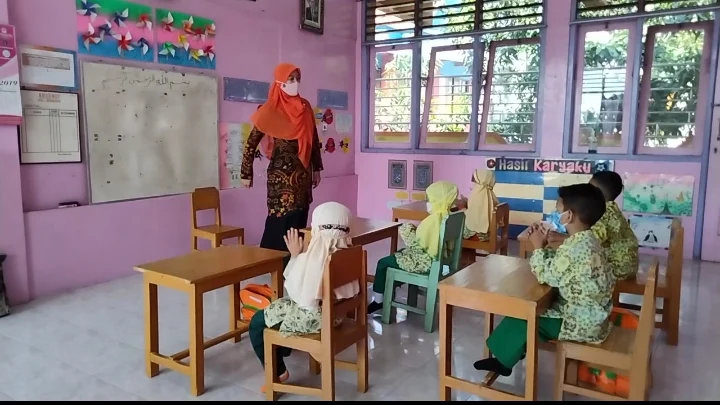 Bahagia di PTM Terbatas TK Aisyiyah Bungah