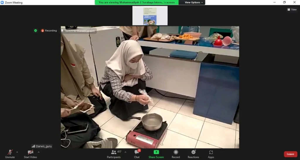 400 Siswa Smamda Surabaya Mengikuti Kemah HW Virtual