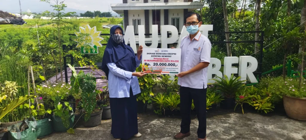 RP 20 Juta, Donasi SD Mupat untuk Semeru