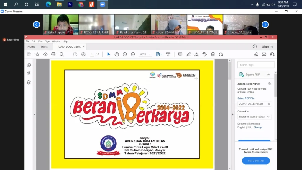 SDMM Launching Logo Milad Ke-18, Ini Filosofinya