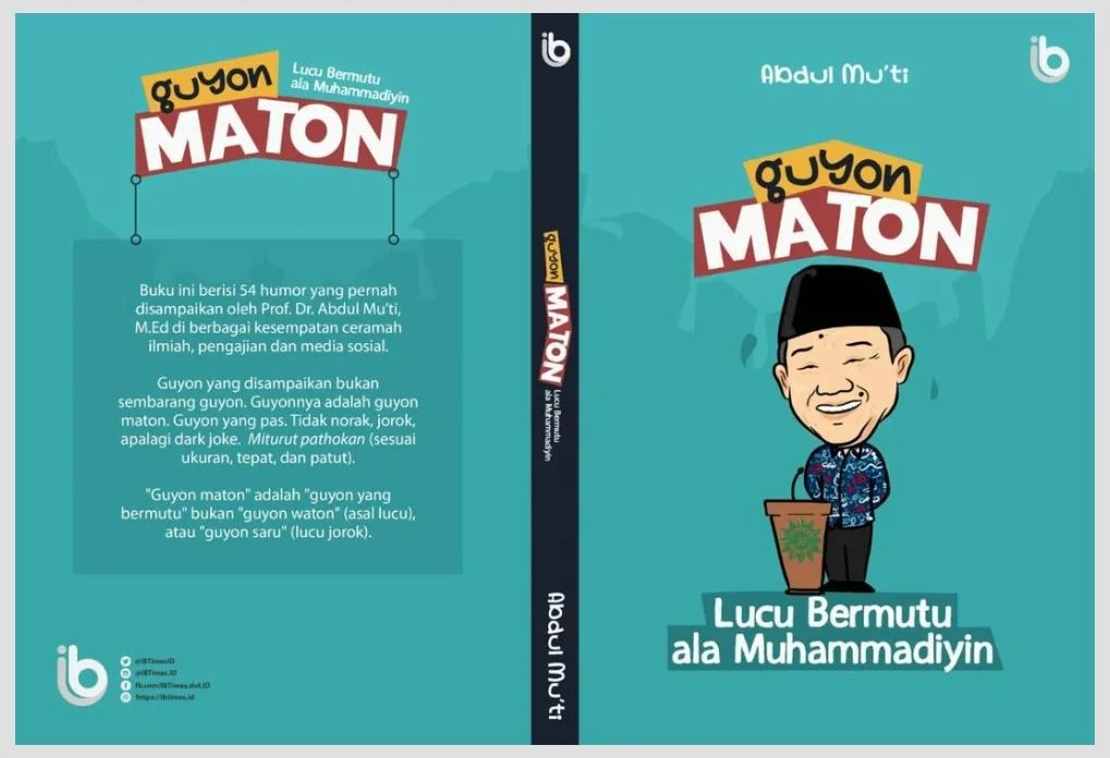 Buku Guyon Maton: Lucu Bermutu ala Muhammadiyin Kado untuk Abdul Mu’ti