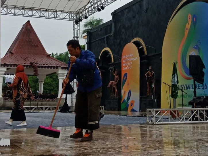 Gerimis Tipis Sambut Pembukaan Musywil Muhammadiyah Jatim