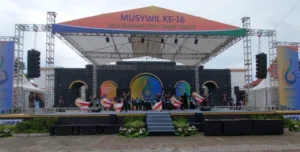 Tiga Lagu Marching Band Prabasurya Hibur Peserta dan Penggembira Musywil