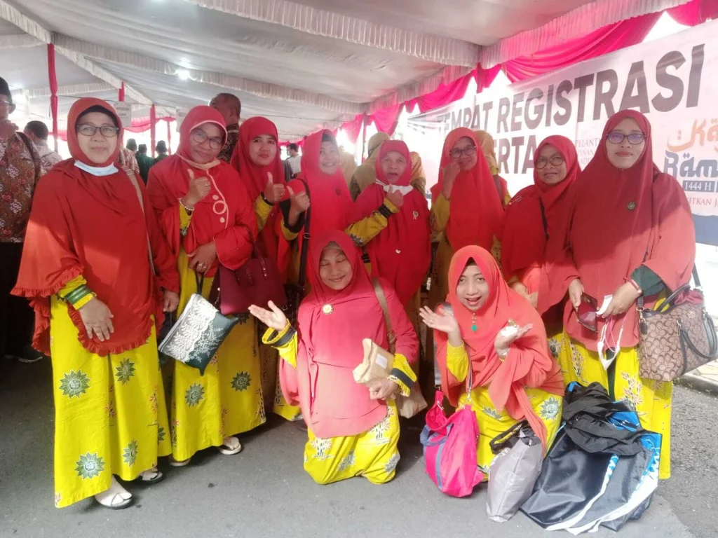 Batik Bambu Dresscode Aisyiyah Magetan Mejeng di Kajian Ramadhan