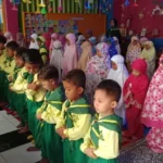 Juara Tahfidh Jadi Imam Shalat Dhuha di TK Aisyiyah Karangsemanding