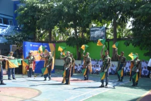 Aksi Battle Semaphore Dance Tim Phoreba di Adu Cerdas Garuda TV