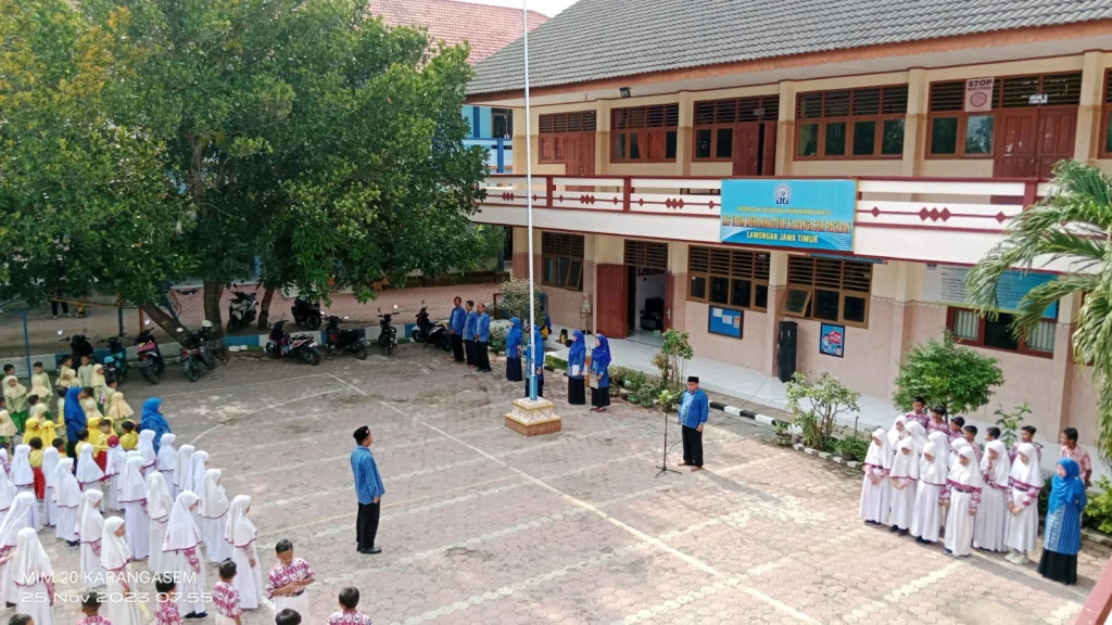 MIM 20 dan TK Aisyiyah 03 Karangasem Upacara Bersama Peringati HGN