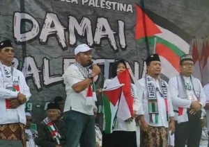 Ribuan Massa Hadiri Aksi Bela Palestina di Tulungagung