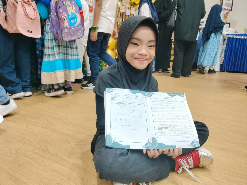 Buku Literasi Harianku Dorong Siswa Gambarkan Suasana Mugeb Achievement