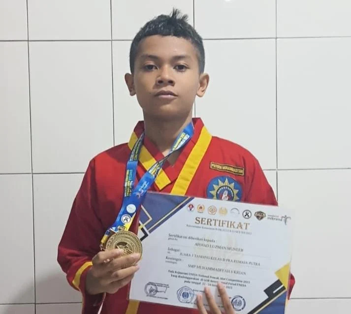 Siswa SMP Meka Juara I Pencak Silat Provinsi