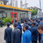 Upacara Bendera SMK Matig Dihadiri Kanit Bimnas